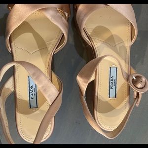 Authentic Prada platform sandals